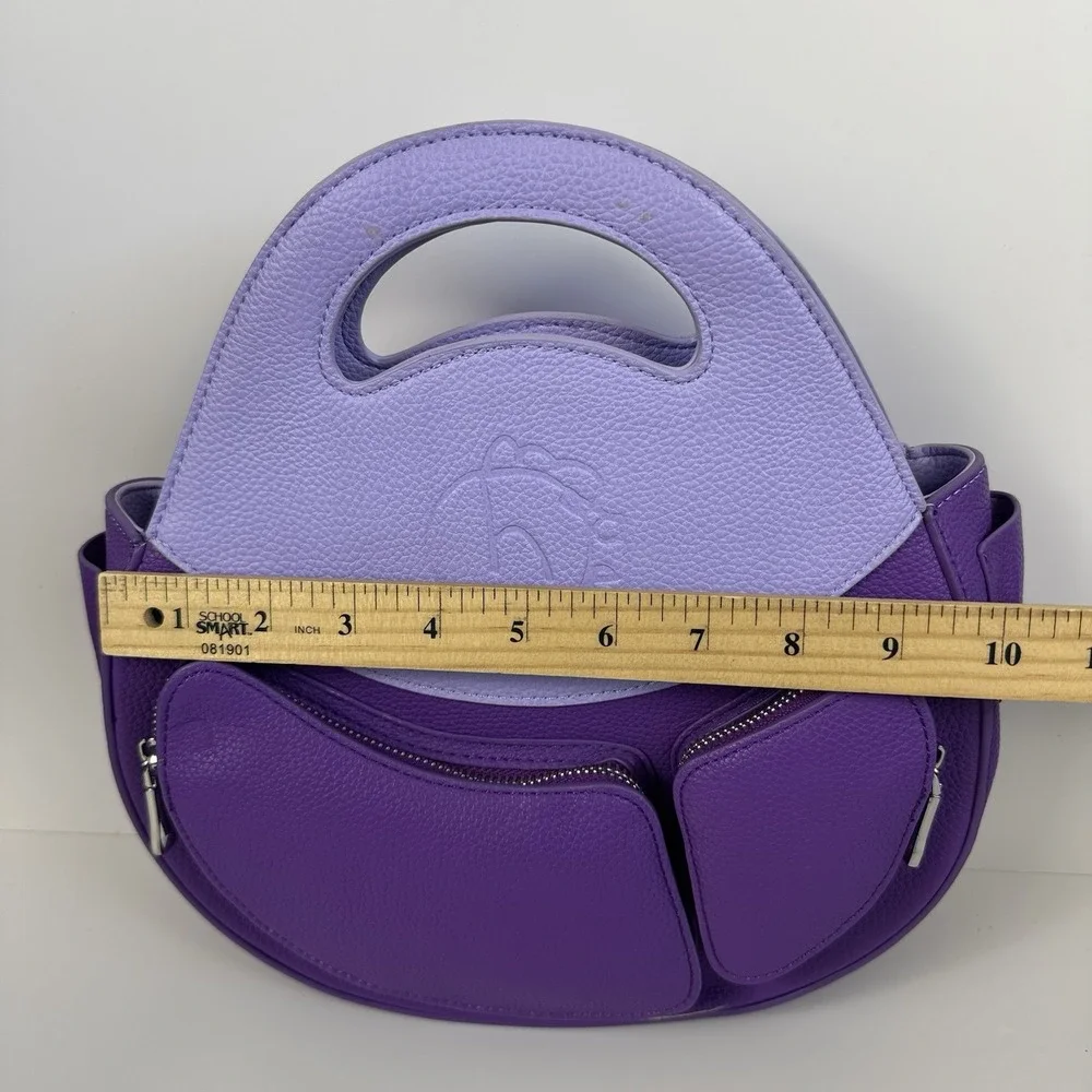 HOMAGE YEAR Purple Abundance Ova Manifestation Bag Crossbody Shoulder Tote